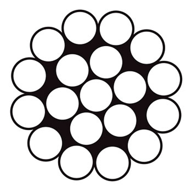 SS WIRE ROPE (500'/SPL)