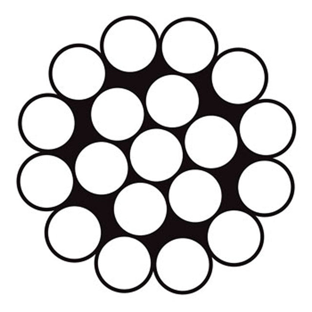 SS WIRE ROPE (500'/SPL)