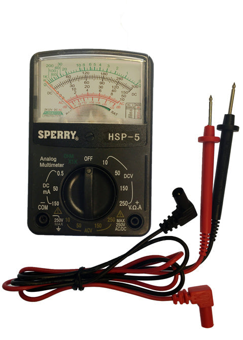 5 function analog multimeter