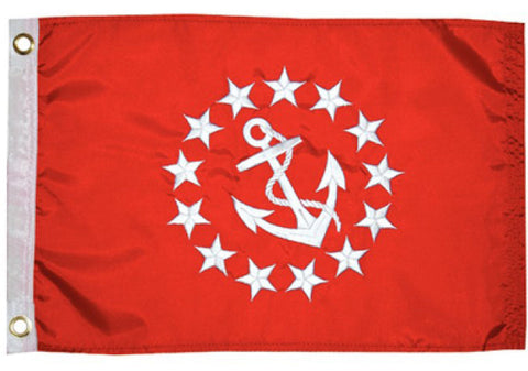 V-COMMODORE OFC. 12X18 FLAG