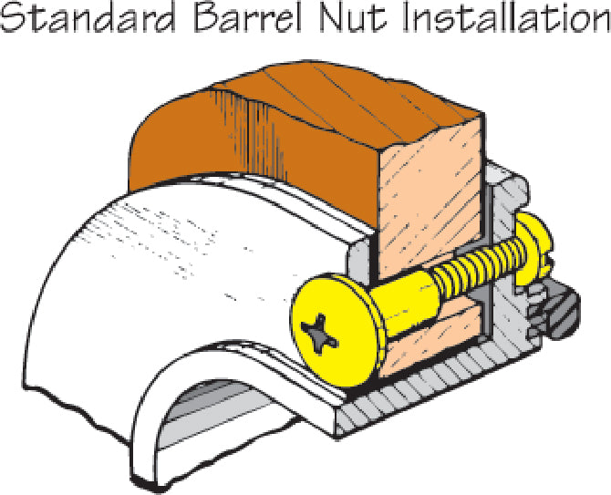 BARREL NUT 1/4-20