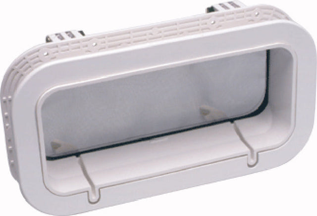 PORT 4X14 RAIN DRAIN WHT