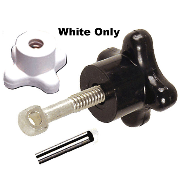 KNOB ASSEM,1/4x20,WHT,PR