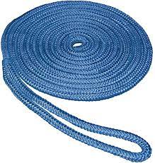 N.E. Ropes DB Nylon Anchor & Dock Lines Packaged 5/8 x 25' Blue