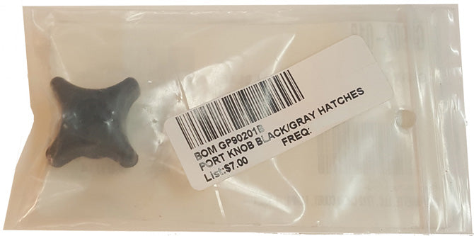 PORT KNOB BLACK/GRAY HATCHES