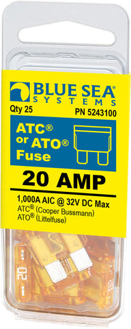 ATO / ATC FUSE 20 AMP 25PK