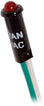LED RED 120VAC 11/64 in.