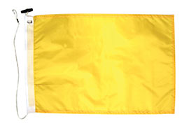 Taylor Made Quarantine Flag Yellow Rectangle