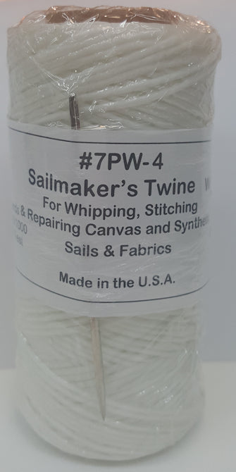 POLYESTER TWINE 4 OZ WHITE MED