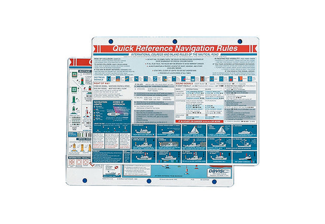 NAVIGATION RULES CARD