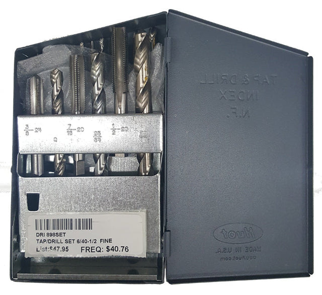 TAP/DRILL SET 6/40-1/2  FINE