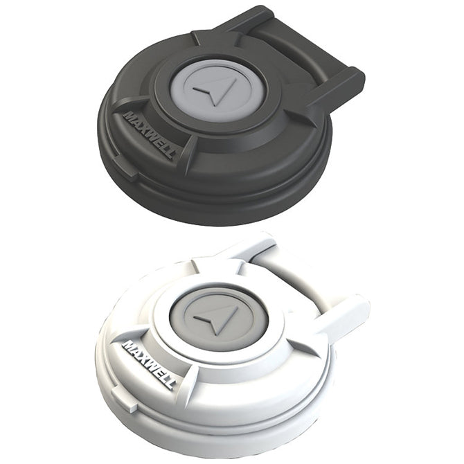 Fawcett Boat Supplies Maxwell Compact Covered white anchor foot switch deck