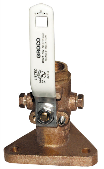 TRI-FLANGE SEACOCK, 3/4""