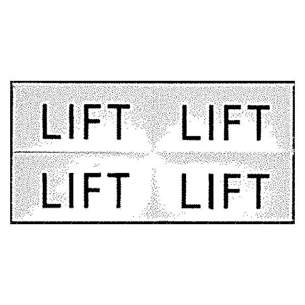 LIFT STICKERS (4/PK)