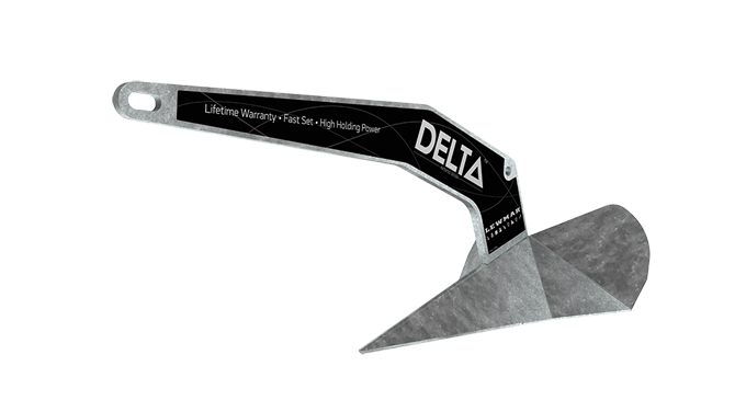 Lewmar Delta Galvanized Anchor 14 lb* display picture 1