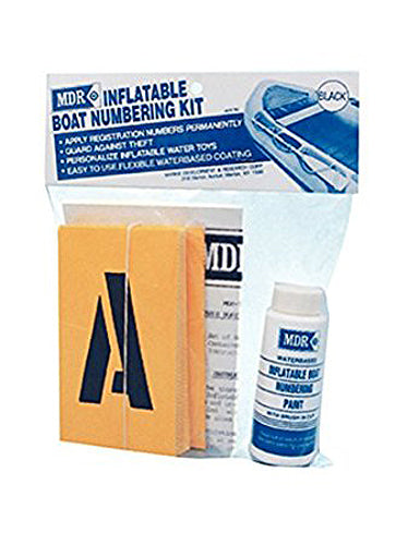 NUMBER KIT INFLATABLES BLACK