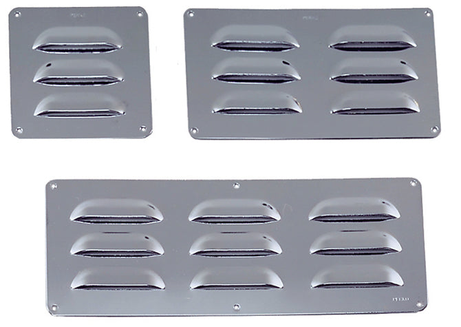 LOUVER VENT 5-1/2X3 CHROME