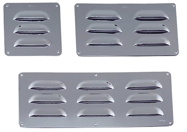 LOUVER VENT 5-1/2X3 CHROME