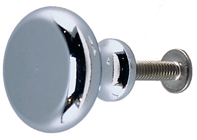 1in OD CHROME BRASS KNOB