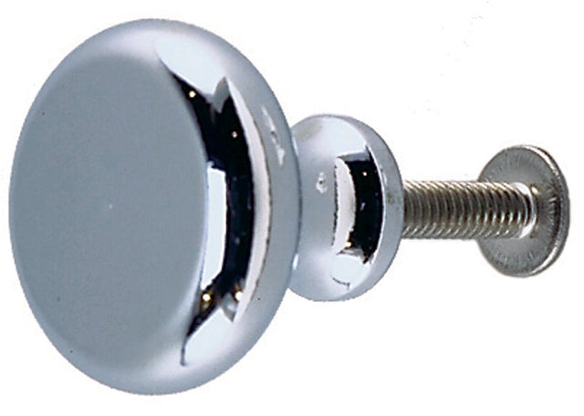 1in OD CHROME BRASS KNOB