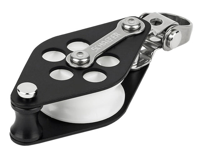 Block, Single Alum. w/Front Si