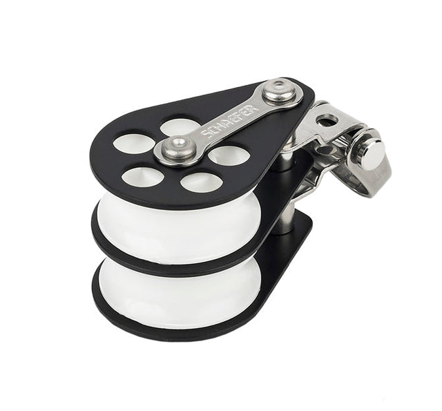 Block, Double Alum. w/Front Si