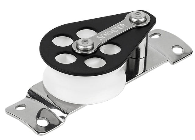 Block, Single Cheek w/Curved B