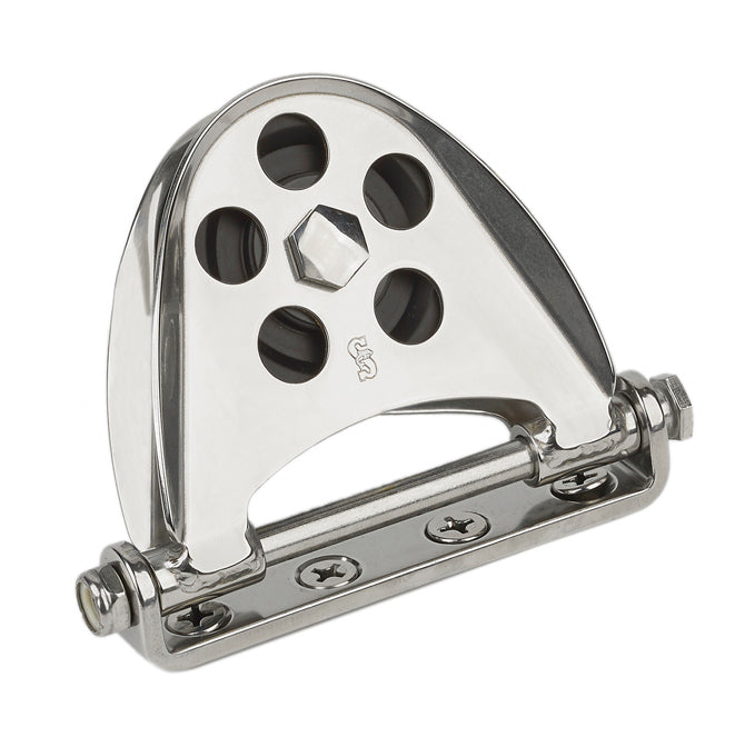 Block, Half-Moon Alum., Hinged