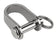 Shackle, 1/4"" Stamped ""D""