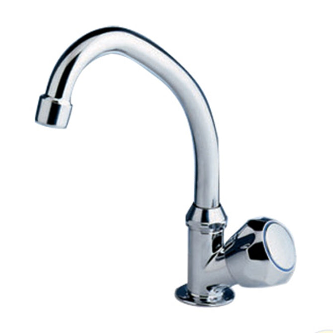 Tap, swivel spout, chrome