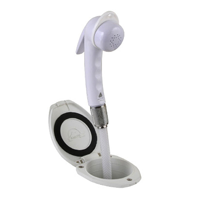 Shower recessed wht euro 6' ho