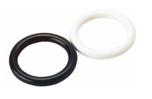Nylon Round Ring, White 3/8"""