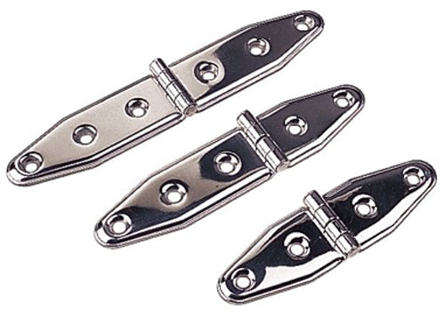 Strap Hinge 6-1/8   Pair S/S