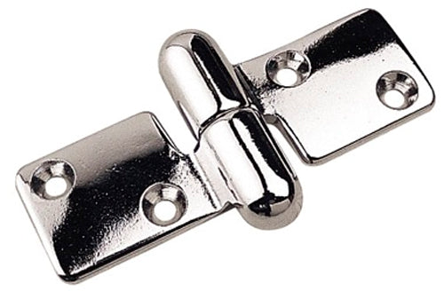 Chrome Take-Apart Hinge, Left