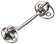 Chrome Door Hook 2-3/4