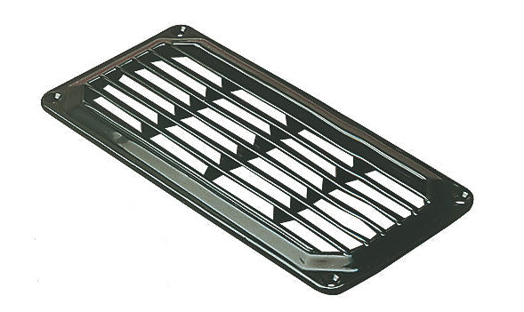 Louvered Vent, Black 6-7/8""""