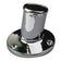 FLAGPOLE SOCKET CHROME 3/4