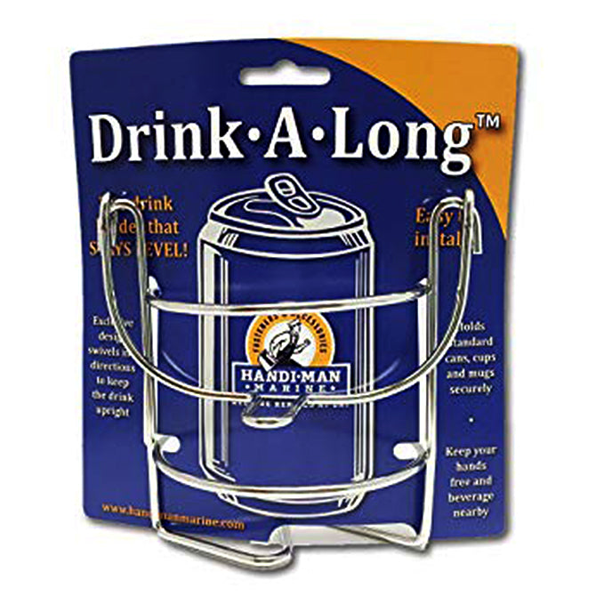 DRINKHOLDER SS/SCREW MOUNT