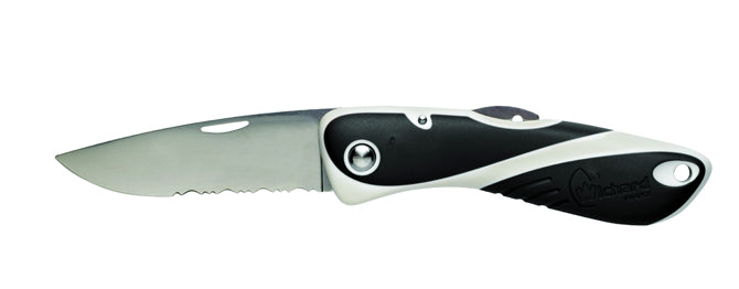 AQUATERRA BLACK SERRATED KNIFE