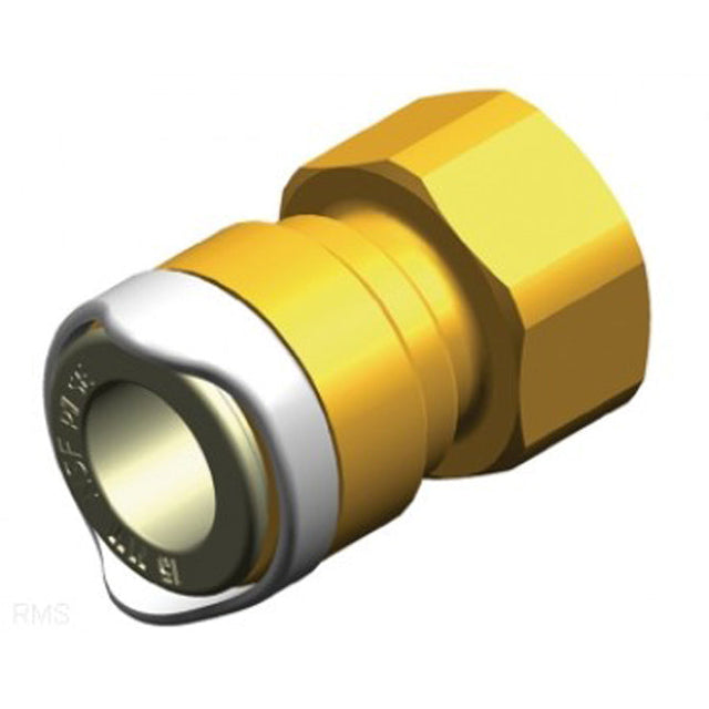 BRASS 1/2 FEMALE - 15M